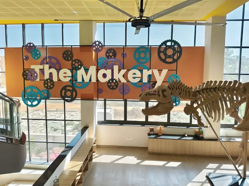 cambridge schools in bangalore ekya nava dragon art inside the campus