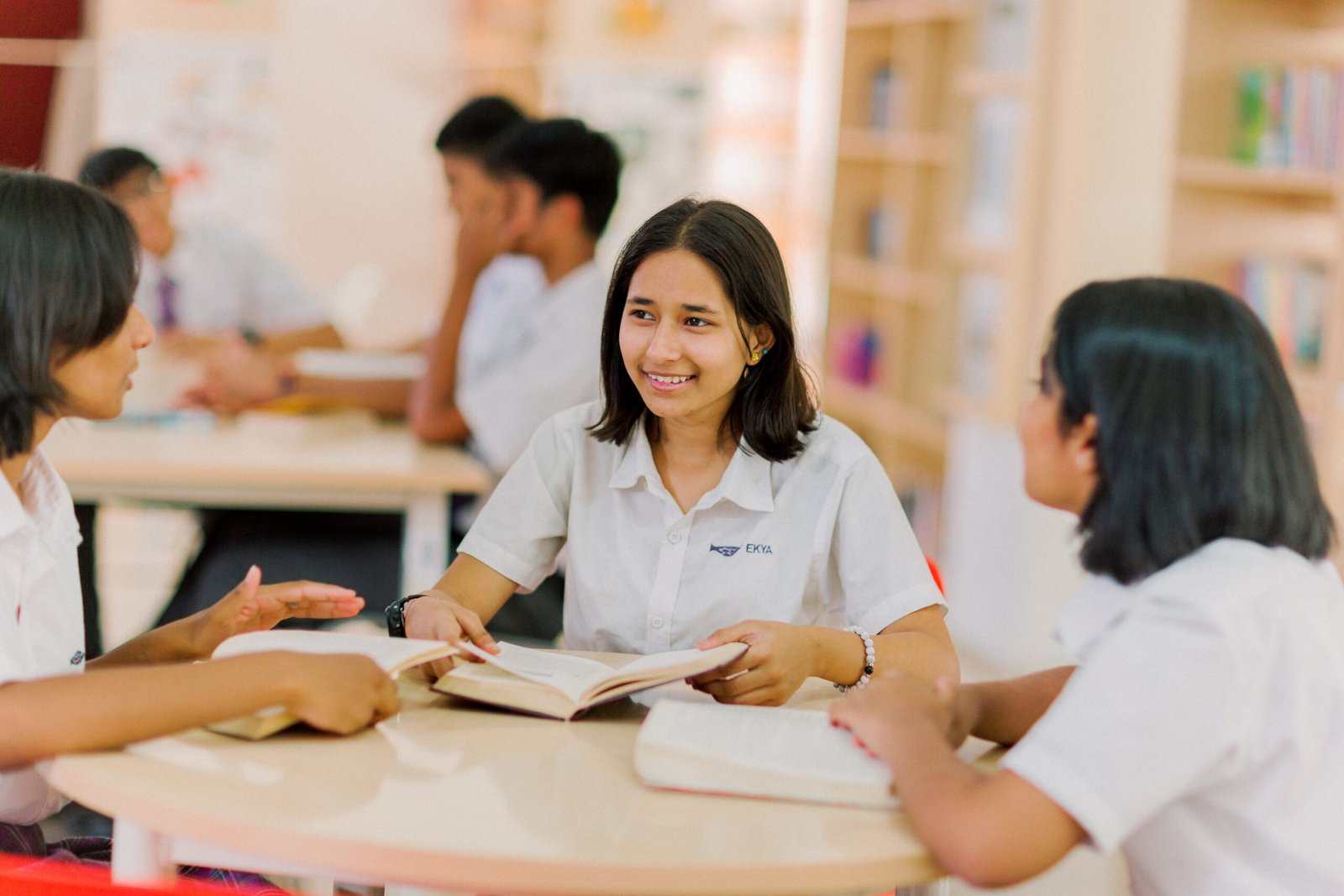 cambridge schools in bangalore ekya nava student sitting inside the classroom