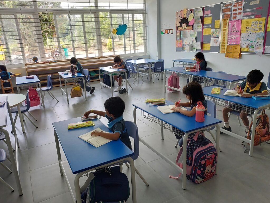 purpose based schools in bangalore ekya nava students classroom